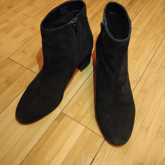 ALDO Ciredia Black Suede Booties - Picture 2 of 5
